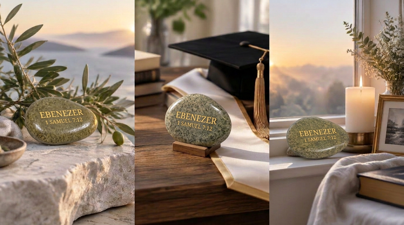Healing EBENEZER Stone gift